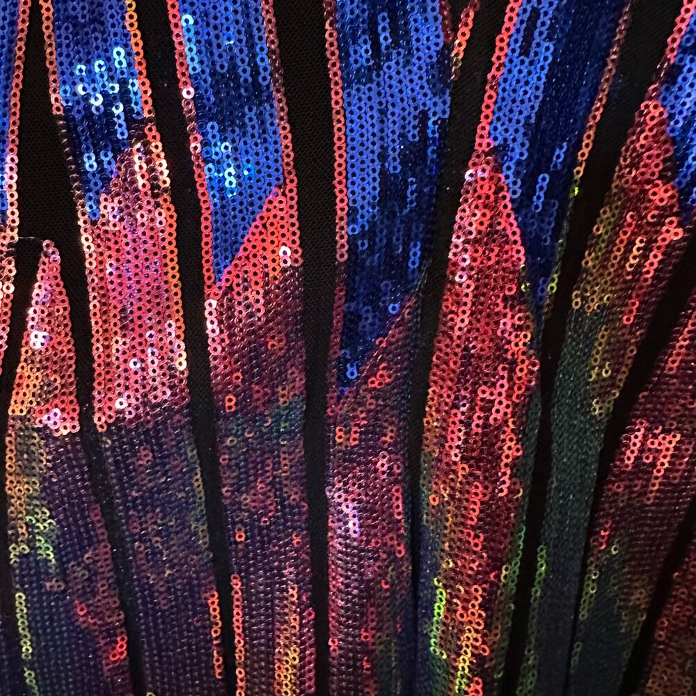 Color-Shifting Sequin Caftan | Jennafer Grace | Petite/XL Fit - Picture 5 of 11